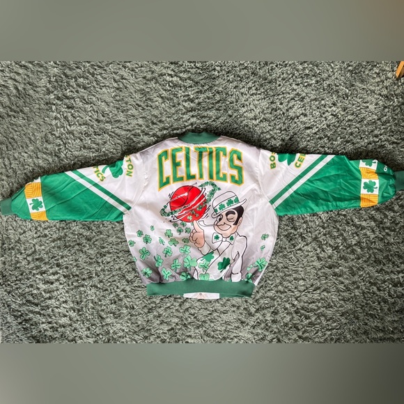 Vintage Celtics Fanimation Chalkline Jacket - Picture 2 of 4